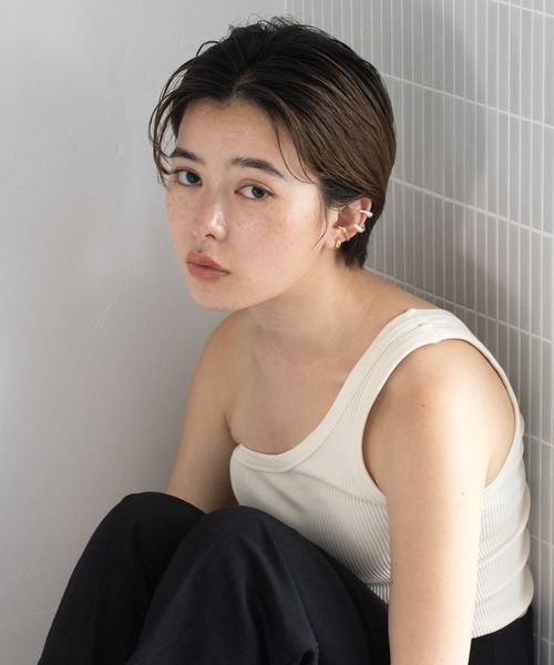 JUICY ROCK（ジューシーロック）の「CYCRO/SV925 片耳ボリュームカーブイヤーカフ（イヤーカフ・レディース・シルバー・ONE SIZE）」の7枚目の写真