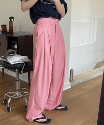 ツイスト2タック ワイドスラックス je-101 chw22s130