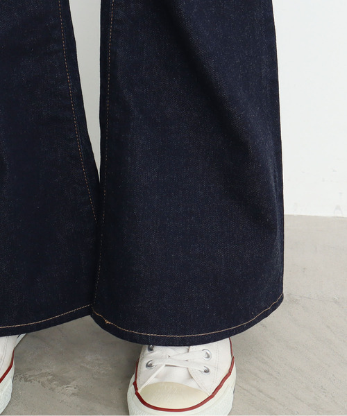 CHILD WOMAN（チャイルドウーマン）の「12ozデニム フレアパンツ（デニムパンツ・レディース・ネイビー/その他・38/36）」の22枚目の写真