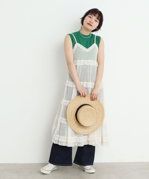 CHILD WOMAN（チャイルドウーマン）の「12ozデニム フレアパンツ（デニムパンツ・レディース・ネイビー/その他・38/36）」の14枚目の写真