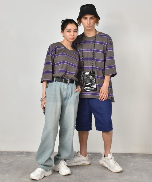 【完売必至】マルニ 爽やかで普段使いしやすいボーダーTシャツ 完売必至】マルニ 爽やかで普段使いしやすいボーダーTシャツ
