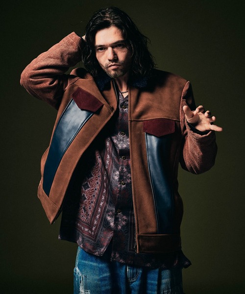 glamb(グラム)の「Unknown Reversible JKT / アンノウンリバーシブルジャケット(その他アウター・メンズ・ブラック/マルチ・L/M/S)」の8枚目の写真