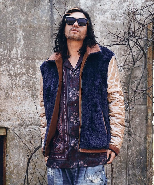glamb(グラム)の「Unknown Reversible JKT / アンノウンリバーシブルジャケット(その他アウター・メンズ・ブラック/マルチ・L/M/S)」の11枚目の写真