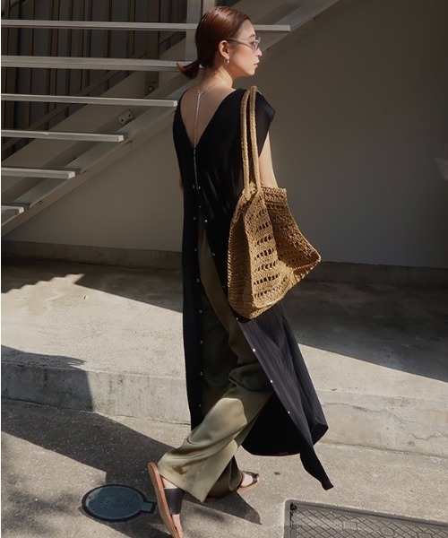 CREDONA(クレドナ)の「マットサテンカラーラフPT(その他パンツ・レディース・ダークブラウン/オリーブ/オレンジ/ブルー/イエロー・FREE)」の10枚目の写真