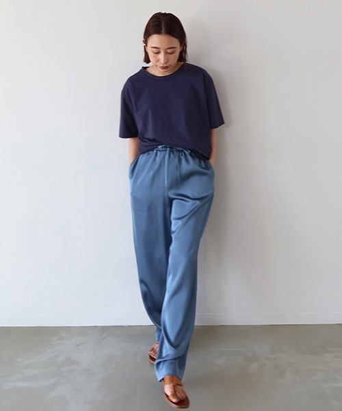 CREDONA(クレドナ)の「マットサテンカラーラフPT(その他パンツ・レディース・ダークブラウン/オリーブ/オレンジ/ブルー/イエロー・FREE)」の14枚目の写真