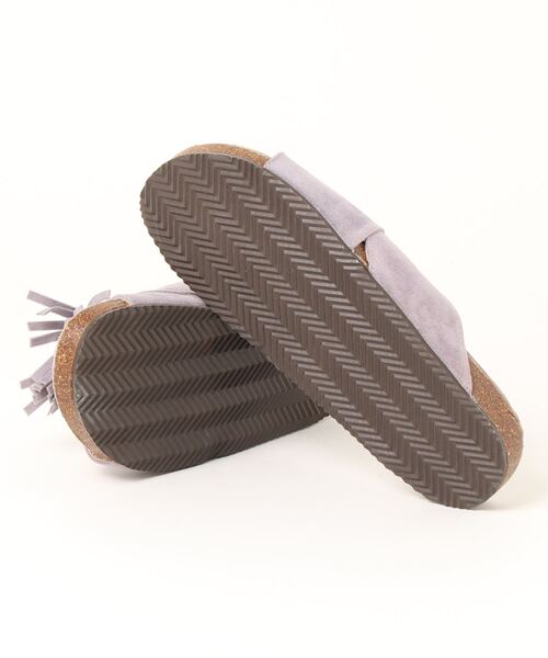 Samansa Mos2（サマンサ モスモス）の「エコスエードタッセルサンダル（サンダル・レディース・ブラウン/ラベンダー/ベージュ・LARGE/MEDIUM）」の11枚目の写真