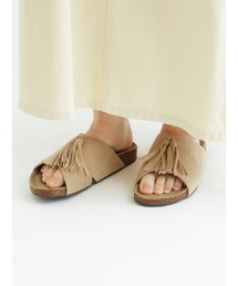 Samansa Mos2 | エコスエードタッセルサンダル(サンダル)