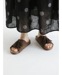 Samansa Mos2 | エコスエードタッセルサンダル(サンダル)