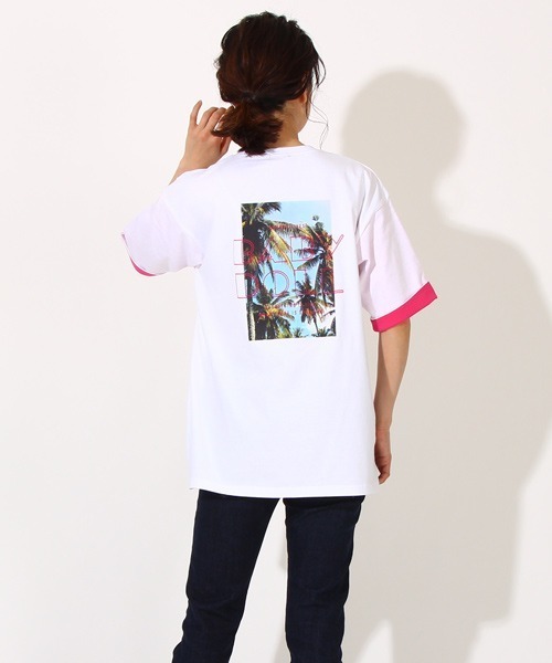 BABYDOLL（ベビードール）の「親子お揃い ネオン ロールアップ Tシャツ 6727A（Tシャツ/カットソー・レディース・ホワイト/オレンジ系9/グリーン系その他7・L/M/XL/S）」の9枚目の写真