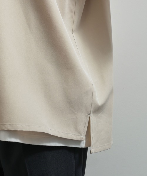 JUNRED（ジュンレッド）の「ポリPU刺繍ボーリングシャツ（シャツ/ブラウス・メンズ・ベージュ/グリーン系その他・M/L）」の16枚目の写真