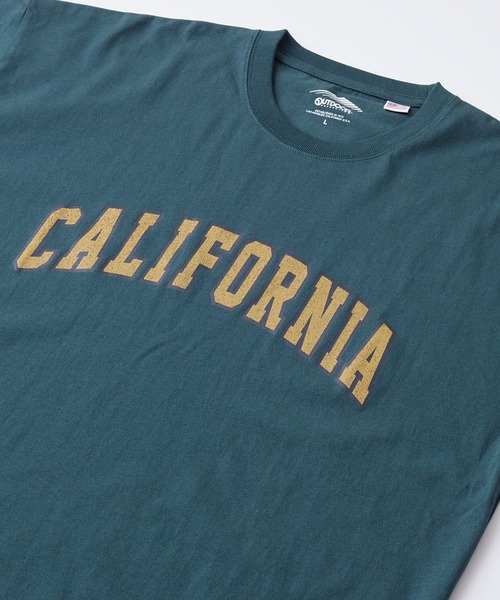 OUTDOOR PRODUCTS APPAREL（アウトドアプロダクツアパレル）の「USAコットン　ブランドロゴ　カレッジロゴ　プリントTシャツ（Tシャツ/カットソー・メンズ・チャコールグレー/ブラウン/ホワイト系その他/ホワイト/ブラック/グリーン系その他/ネイビー/グリーン・X-LARGE/LARGE/MEDIUM）」の7枚目の写真