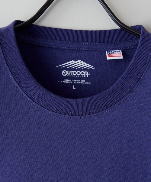 OUTDOOR PRODUCTS APPAREL（アウトドアプロダクツアパレル）の「USAコットン　ブランドロゴ　カレッジロゴ　プリントTシャツ（Tシャツ/カットソー・メンズ・チャコールグレー/ブラウン/ホワイト系その他/ホワイト/ブラック/グリーン系その他/ネイビー/グリーン・X-LARGE/LARGE/MEDIUM）」の18枚目の写真