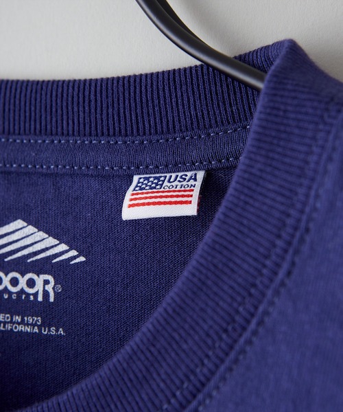OUTDOOR PRODUCTS APPAREL（アウトドアプロダクツアパレル）の「USAコットン　ブランドロゴ　カレッジロゴ　プリントTシャツ（Tシャツ/カットソー・メンズ・チャコールグレー/ブラウン/ホワイト系その他/ホワイト/ブラック/グリーン系その他/ネイビー/グリーン・X-LARGE/LARGE/MEDIUM）」の19枚目の写真
