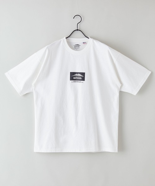 OUTDOOR PRODUCTS APPAREL（アウトドアプロダクツアパレル）の「USAコットン　ブランドロゴ　カレッジロゴ　プリントTシャツ（Tシャツ/カットソー・メンズ・チャコールグレー/ブラウン/ホワイト系その他/ホワイト/ブラック/グリーン系その他/ネイビー/グリーン・X-LARGE/LARGE/MEDIUM）」の9枚目の写真