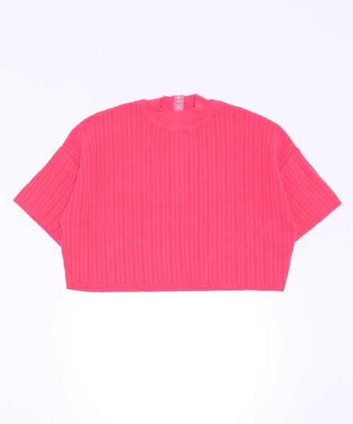 koe（コエ）の「ワイドリブ2WAYプルオーバー*（ニット/セーター・レディース・ホワイト/サックスブルー/ピンク・FREE）」の18枚目の写真