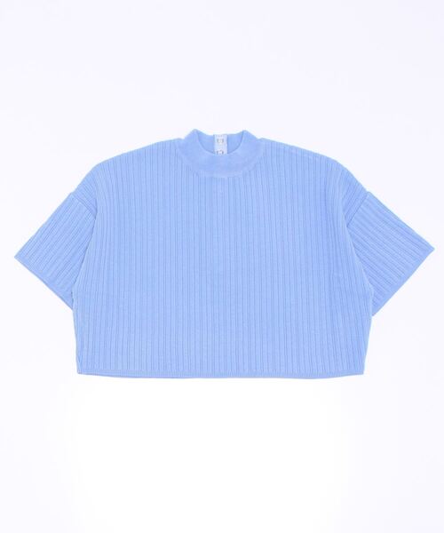 koe（コエ）の「ワイドリブ2WAYプルオーバー*（ニット/セーター・レディース・ホワイト/サックスブルー/ピンク・FREE）」の21枚目の写真
