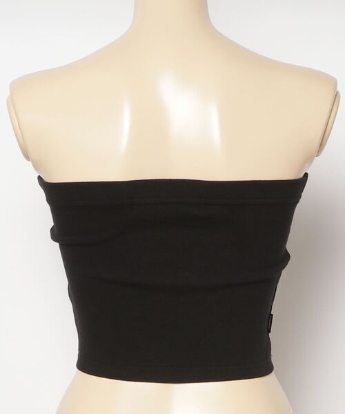 CRANK（クランク）の「【CRANK/クランク】CUBIC TUBE TOP/キュービック チューブトップ ラインストーン ブランド ロゴ（チューブトップ・レディース・ホワイト/ブラック・ONE SIZE）」の13枚目の写真