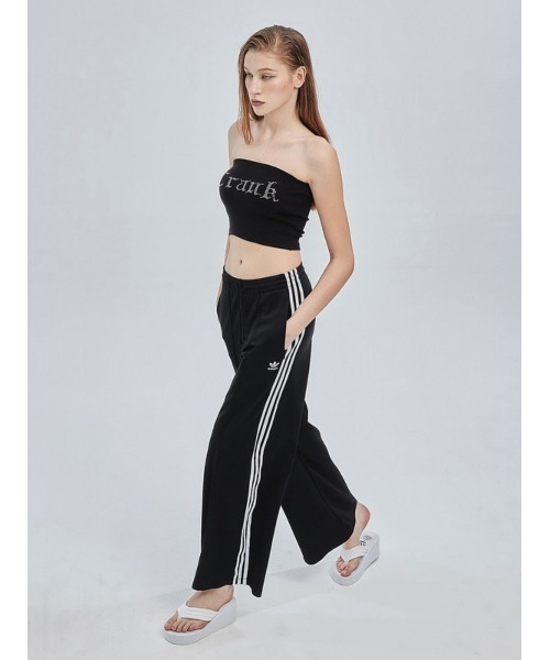 CRANK（クランク）の「【CRANK/クランク】CUBIC TUBE TOP/キュービック チューブトップ ラインストーン ブランド ロゴ（チューブトップ・レディース・ホワイト/ブラック・ONE SIZE）」の10枚目の写真