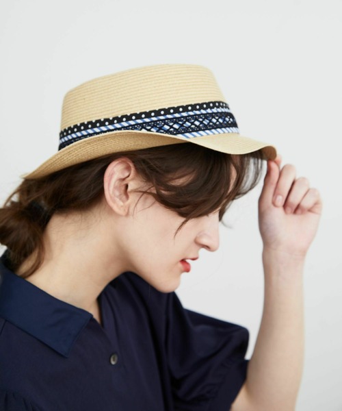 FRAPBOIS（フラボア）の「リボンハット（ハット・レディース・ナチュラル/ブラック・FREE）」の21枚目の写真