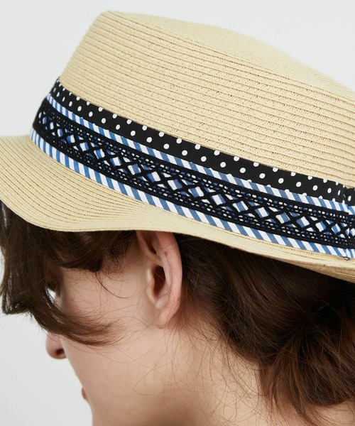 FRAPBOIS（フラボア）の「リボンハット（ハット・レディース・ナチュラル/ブラック・FREE）」の20枚目の写真