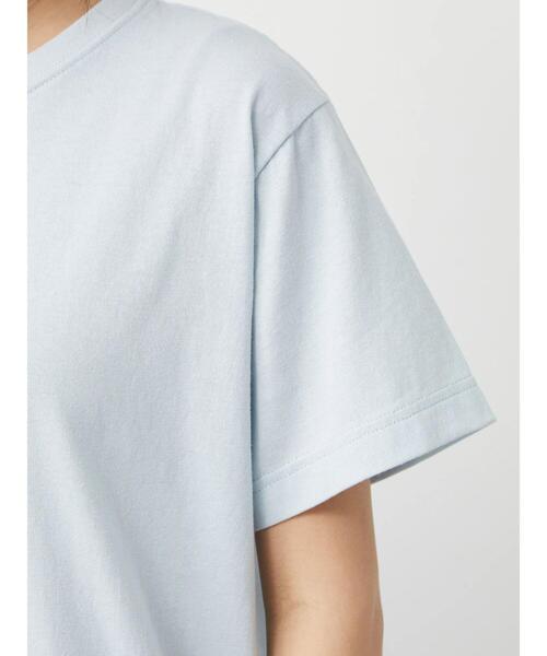 Green Parks(グリーンパークス)の「手描き風ロゴTシャツ(Tシャツ/カットソー・レディース・ライトブルー/オフホワイト・FREE)」の14枚目の写真