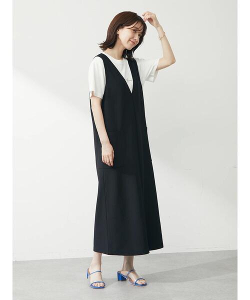 Green Parks(グリーンパークス)の「手描き風ロゴTシャツ(Tシャツ/カットソー・レディース・ライトブルー/オフホワイト・FREE)」の20枚目の写真