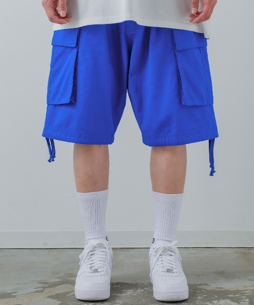 improves(インプローブス)の「【improves】ワイド カーゴ カラー ショートパンツ(カーゴパンツ・メンズ・ライトグレー/ブラック/カーキ/イエロー/オレンジ/ブルー/キャメル・MEDIUM/LARGE)」の17枚目の写真