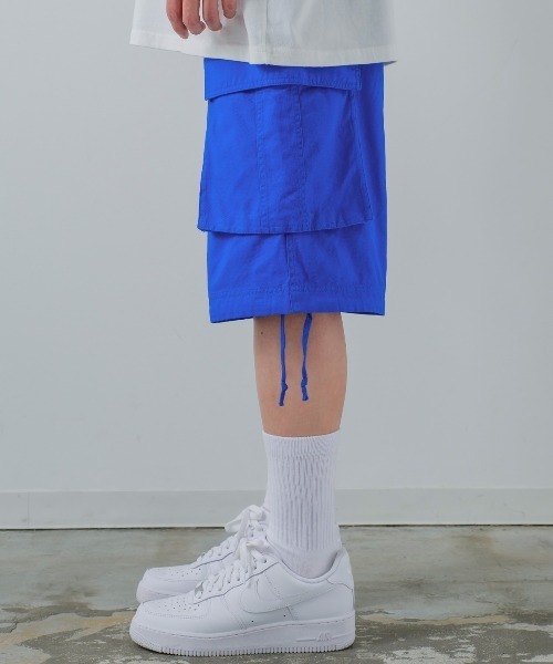 improves(インプローブス)の「【improves】ワイド カーゴ カラー ショートパンツ(カーゴパンツ・メンズ・ライトグレー/ブラック/カーキ/イエロー/オレンジ/ブルー/キャメル・MEDIUM/LARGE)」の18枚目の写真