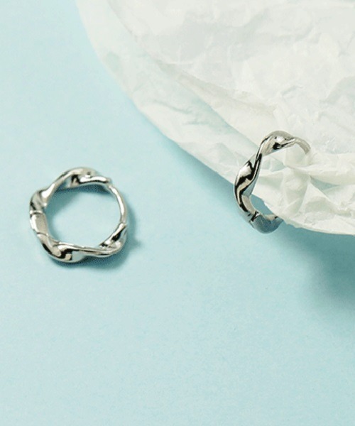 Ritomo De Ricco（リトモ・デ・リコ）の「シンプルビンテージ風フープピアス（ピアス（両耳用）・レディース・A/B/C・SMALL）」の12枚目の写真