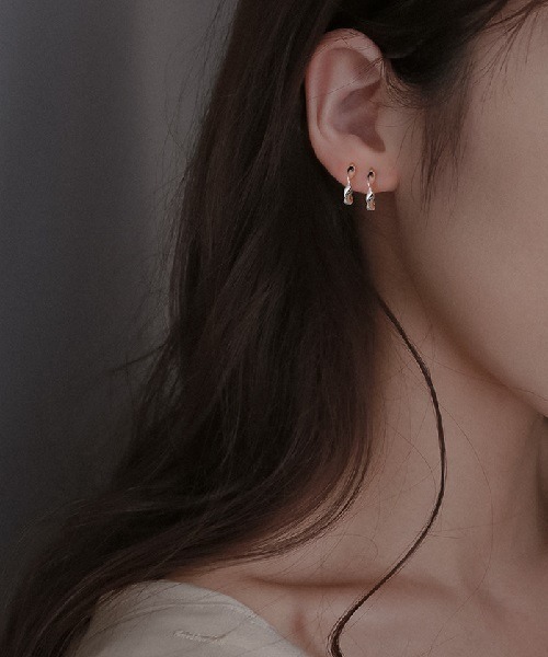 Ritomo De Ricco（リトモ・デ・リコ）の「シンプルビンテージ風フープピアス（ピアス（両耳用）・レディース・A/B/C・SMALL）」の7枚目の写真
