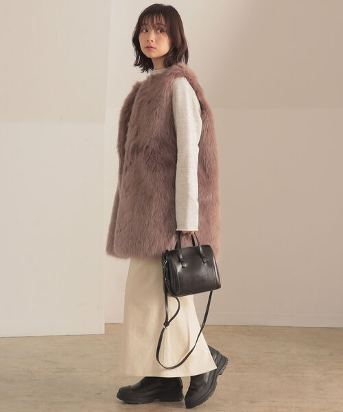 BeAMS DOT(ビームスドット)の「BeAMS DOT / コーデュロイ ロングタイトスカート(スカート・レディース・ライトイエロー/ブルー/オフホワイト・S/M)」の8枚目の写真