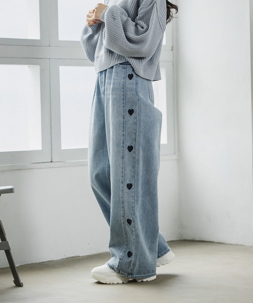 repipi armario（レピピ アルマリオ）の「サイドハートホックデニム