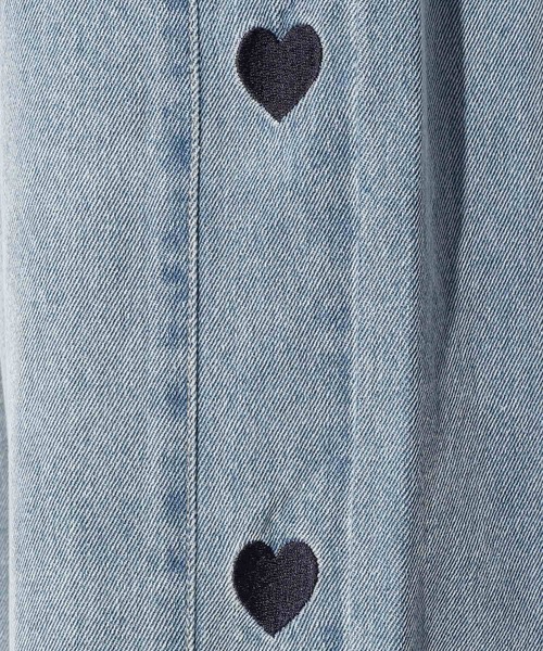 repipi armario(レピピ アルマリオ)の「サイドハートホックデニムパンツ(デニムパンツ・キッズ・ブルー系その他/ブルー系その他2/ブラック・SMALL/MEDIUM/LARGE)」の13枚目の写真