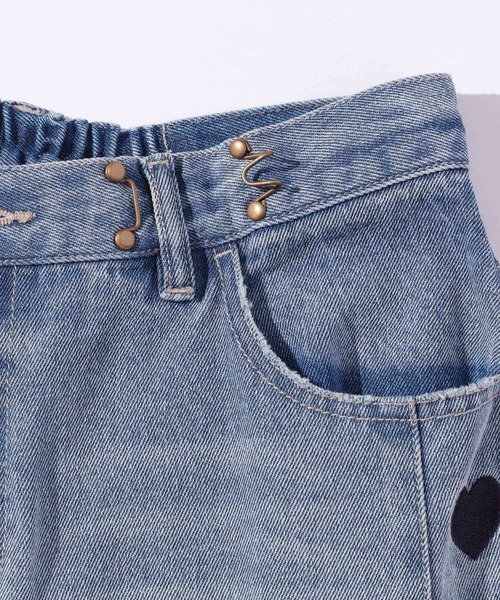 repipi armario(レピピ アルマリオ)の「サイドハートホックデニムパンツ(デニムパンツ・キッズ・ブルー系その他/ブルー系その他2/ブラック・SMALL/MEDIUM/LARGE)」の16枚目の写真