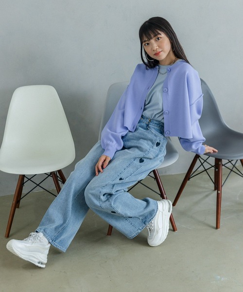 repipi armario(レピピ アルマリオ)の「サイドハートホックデニムパンツ(デニムパンツ・キッズ・ブルー系その他/ブルー系その他2/ブラック・SMALL/MEDIUM/LARGE)」の18枚目の写真