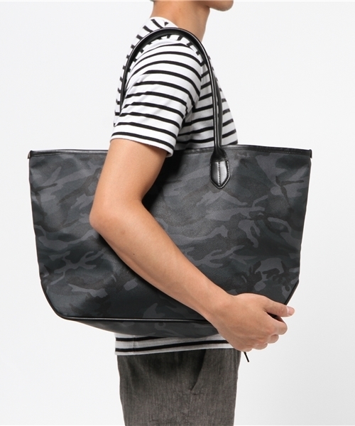 BEAUTY&YOUTH UNITED ARROWS(ビューティーアンドユースユナイテッドアローズ)の「BY コーティング コットン トートバッグ:◆(トートバッグ・メンズ・ダークグリーン/ネイビー/グレー/ブラック・フリー)」の12枚目の写真