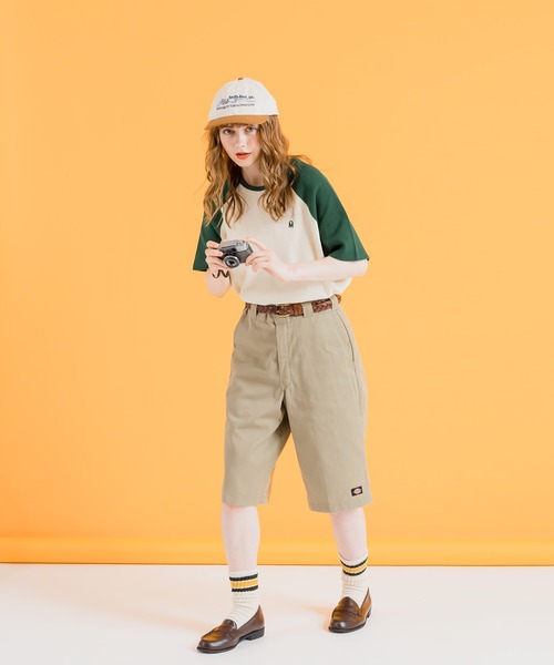 MUHET（ミュエータ）の「ワッフルラグランTシャツ（Tシャツ/カットソー・レディース・グレー/グリーン・MEDIUM/X-LARGE）」の16枚目の写真