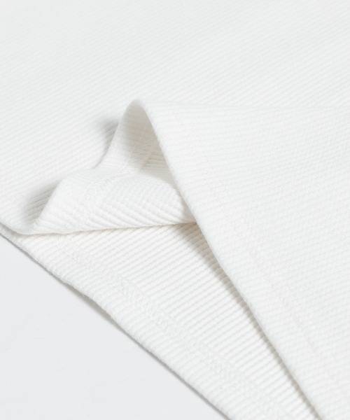 MUHET（ミュエータ）の「ワッフルラグランTシャツ（Tシャツ/カットソー・レディース・グレー/グリーン・MEDIUM/X-LARGE）」の13枚目の写真