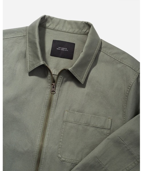 Saturdays NYC（サタデーズ ニューヨークシティ ）の「FLORES SHIRT JACKET（その他アウター・メンズ・ネイビー/チャコールグレー・M/L/XL/X-SMALL/S）」の4枚目の写真