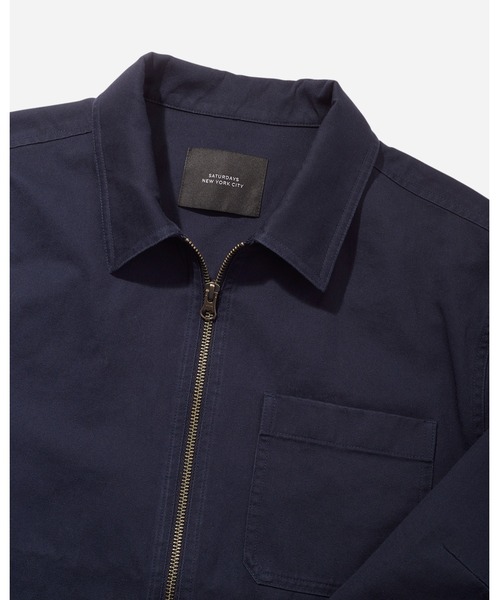Saturdays NYC（サタデーズ ニューヨークシティ ）の「FLORES SHIRT JACKET（その他アウター・メンズ・ネイビー/チャコールグレー・M/L/XL/X-SMALL/S）」の7枚目の写真