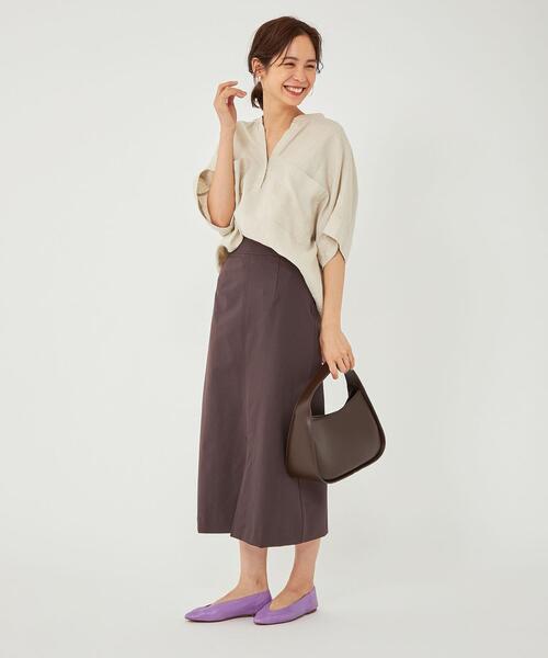 ストレッチポンチIラインスカート green label relaxing（グリーンレーベルリラクシング）の