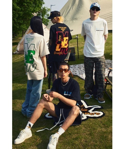 MEDM 長袖Tシャツ 絞り染め ロゴ スウェット 新作 大人気 個性的 MEDM 長袖Tシャツ 絞り染め ロゴ スウェット 新作 大人気 個性的