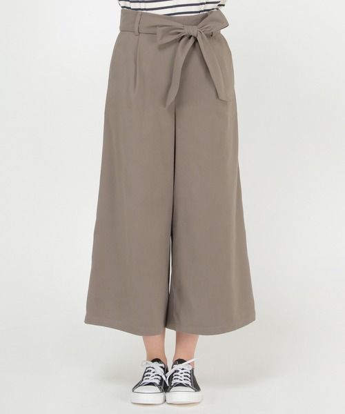 ikka（イッカ）の「フェイクスエードワイドパンツ（その他パンツ・レディース・ベージュ/ネイビー/ブラウン・M/L）」の7枚目の写真