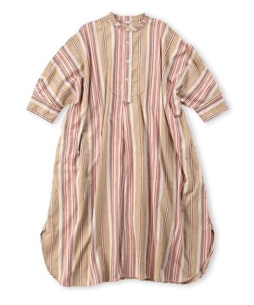 ワンピース ドレス 45r フォーティファイブアール のワンピース インドミニヘリンボンストライプのビッグシャツドレス を購入できます 45r インドミニヘリンボンストライプのビッグシャツドレス ワンピース 45r フォーティファイブアール の