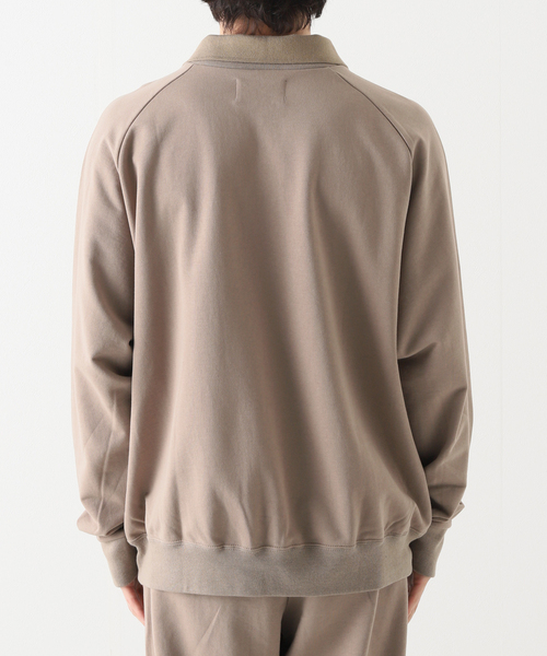 no.(ナンバー)の「【NO. / ナンバー】DOUBLE COLLAR NECK SWEAT(スウェット・メンズ・ブラック/ベージュ・MEDIUM/SMALL)」の6枚目の写真