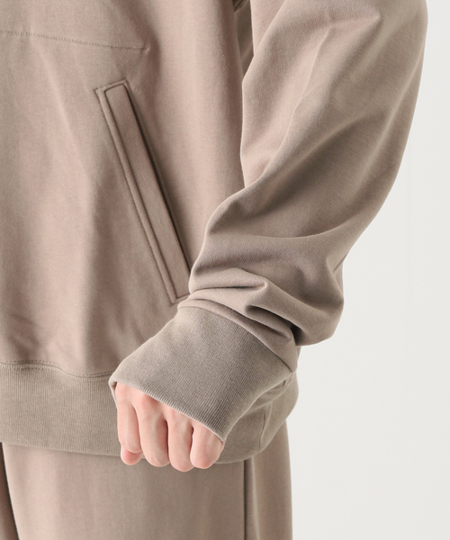 no.(ナンバー)の「【NO. / ナンバー】DOUBLE COLLAR NECK SWEAT(スウェット・メンズ・ブラック/ベージュ・MEDIUM/SMALL)」の10枚目の写真