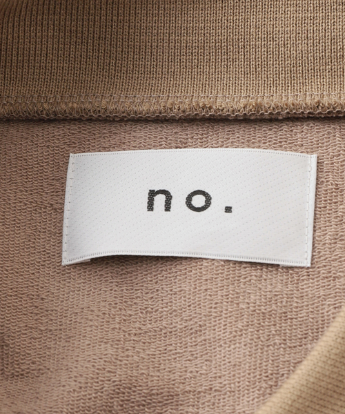 no.(ナンバー)の「【NO. / ナンバー】DOUBLE COLLAR NECK SWEAT(スウェット・メンズ・ブラック/ベージュ・MEDIUM/SMALL)」の15枚目の写真