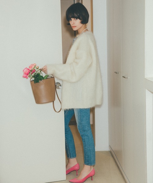 EFOLE（エフォル）の「2way バスケット ショルダー バッグ（ショルダーバッグ・レディース・ブラック/ベージュ/キャメル・FREE）」の14枚目の写真