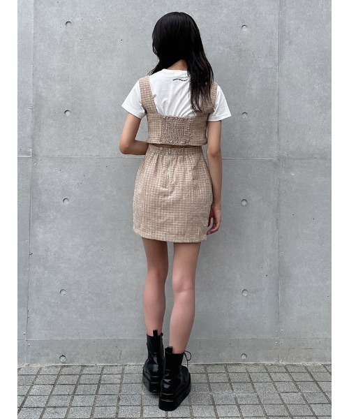 ENVYM（アンビー）の「ツイードミニＳＫ（スカート・レディース・ブラック/ベージュ・FREE）」の21枚目の写真