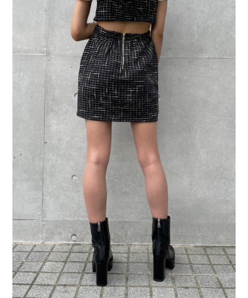 ENVYM（アンビー）の「ツイードミニＳＫ（スカート・レディース・ブラック/ベージュ・FREE）」の15枚目の写真
